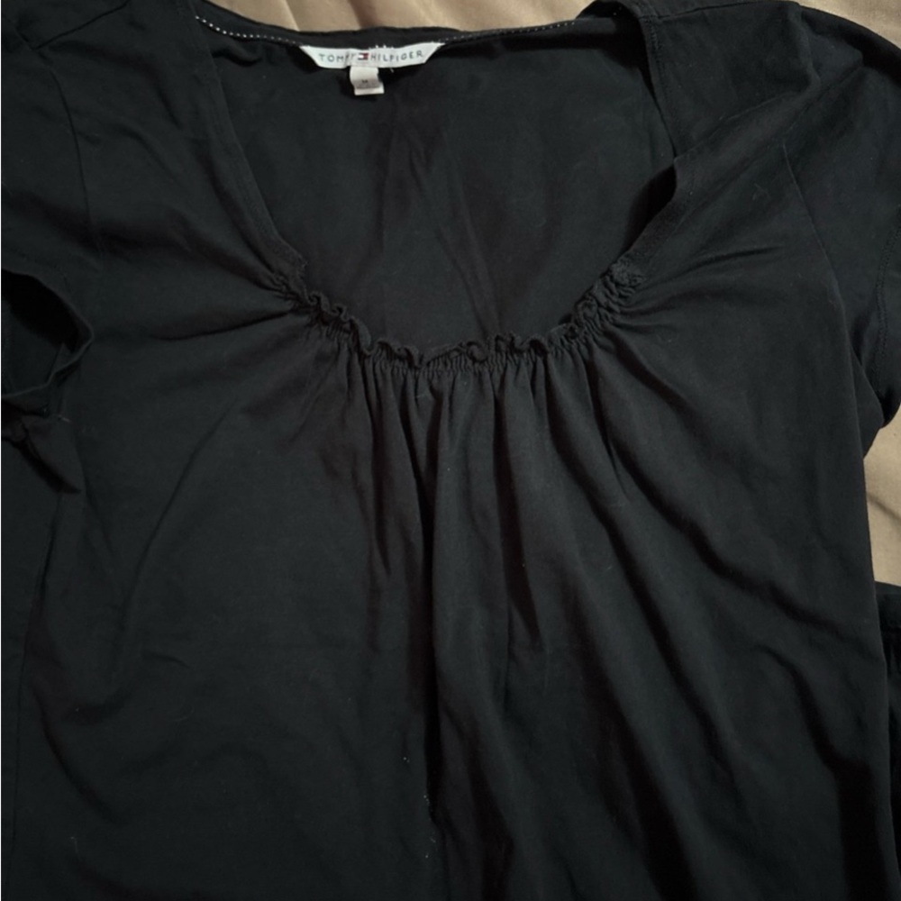 Tommy Hilfiger Black Short Sleeve Top